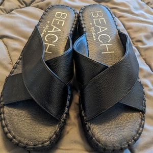Beach by Matisse Black Platform Espadrilles